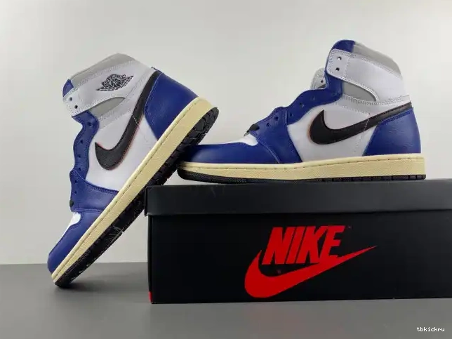 Rep TBkick Deep Air Blue Rare 1 OG High Jordan Air Royal DZ5485-100 0418